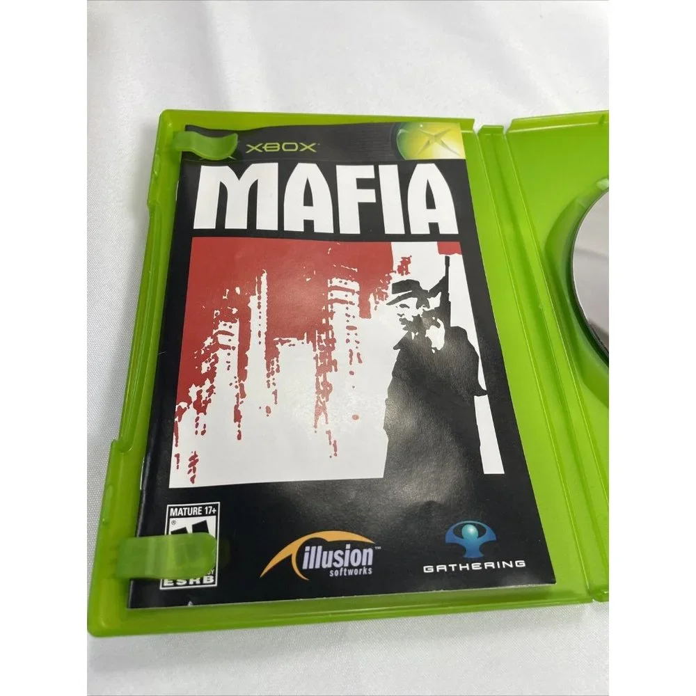 Mafia Microsoft Xbox 2004 Game Mature 17+ - Tested - Works Great!